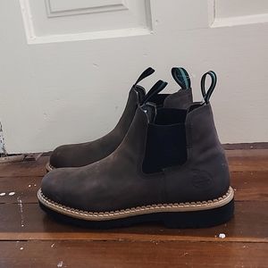 Georgia Boot Men's Brown Leather Romeo Georgia Giant Boot Size 10M